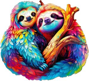 Read more about the article Wooden Jigsaw Puzzle-Sloth Couple 66e8e42af3420