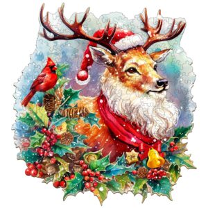 Read more about the article Wooden Jigsaw Puzzle-Sparkle Christmas Reindeer 66de89c86e73d