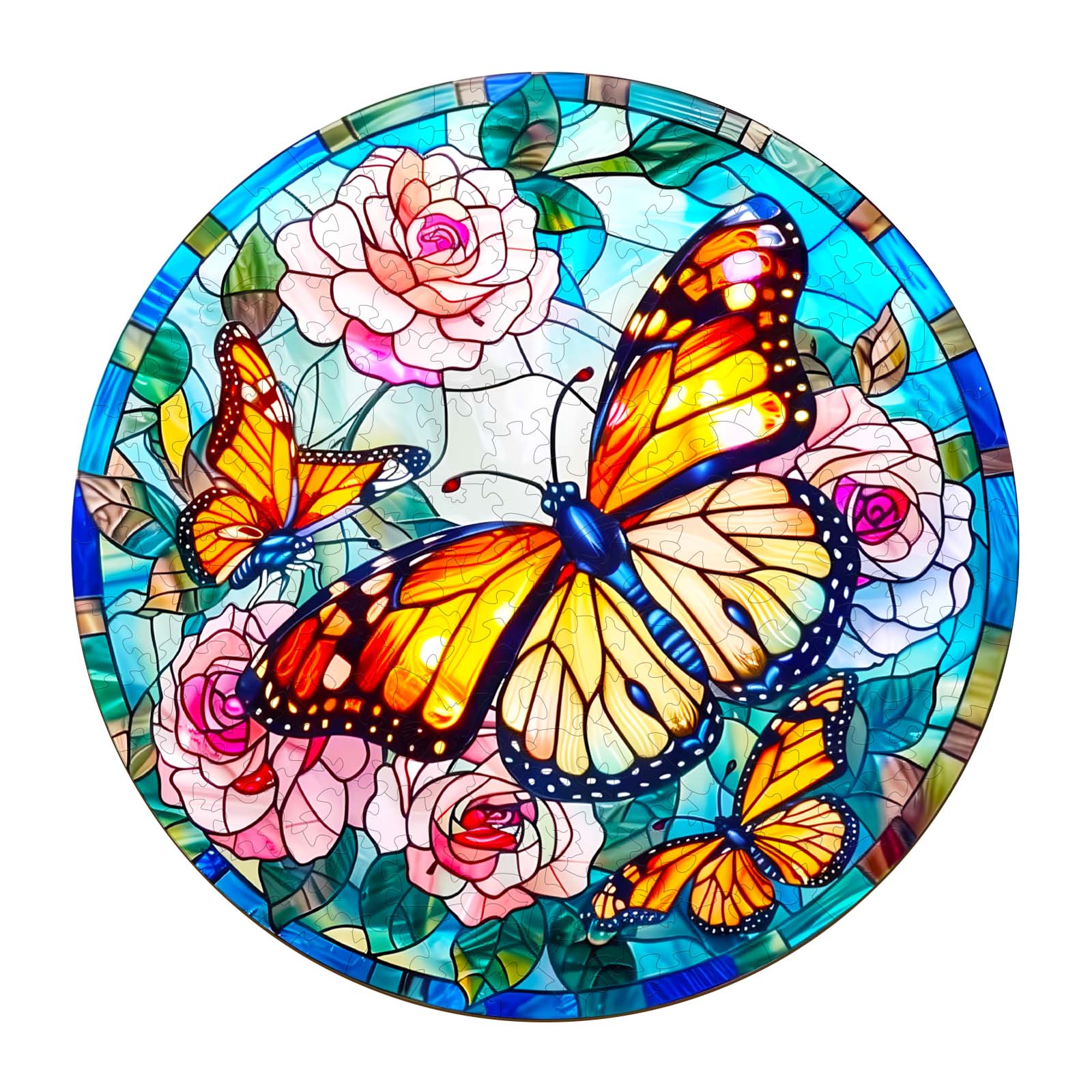 You are currently viewing Wooden Jigsaw Puzzle – Stained Glass Butterfly 66e61c832dfd1