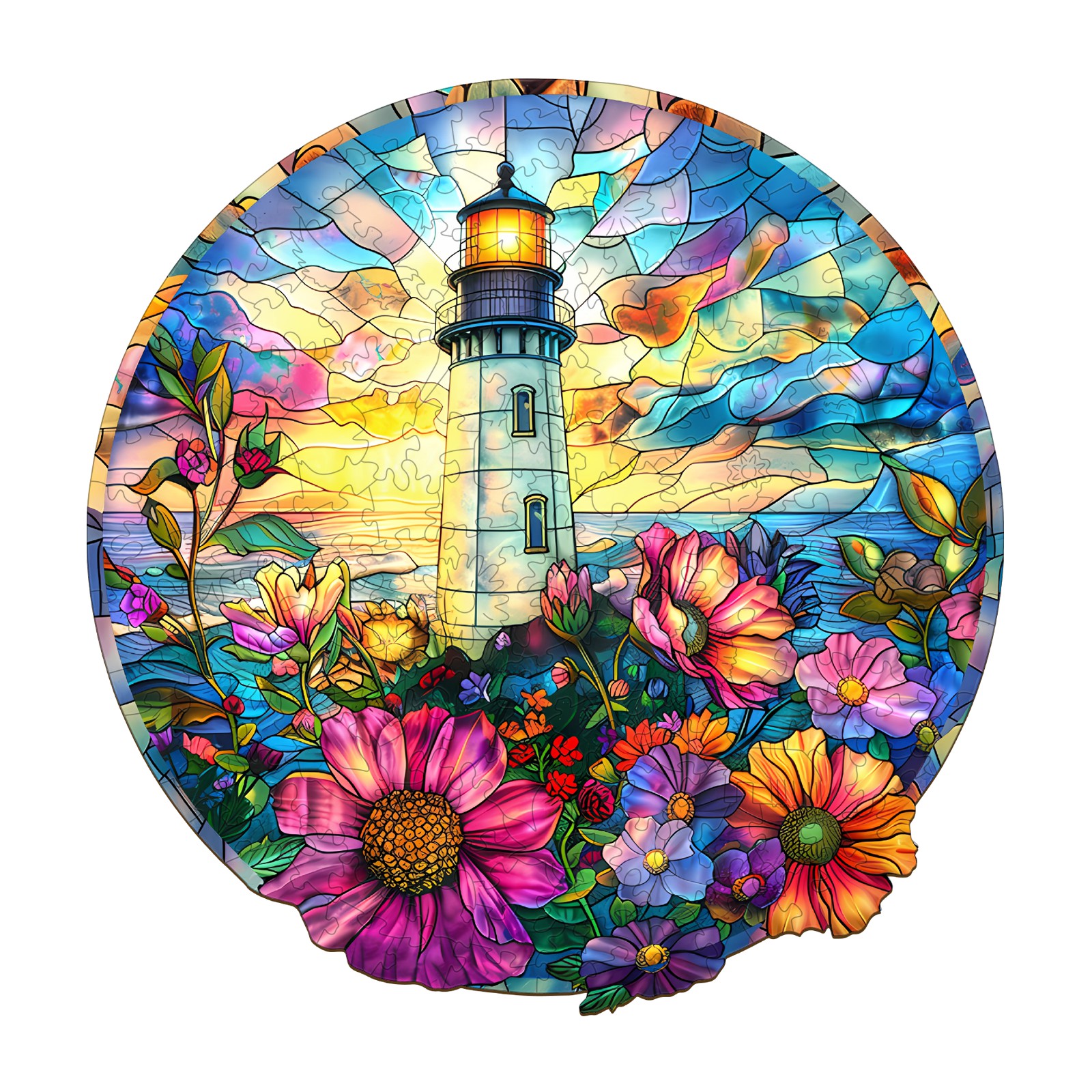 You are currently viewing Wooden Jigsaw Puzzle – Stained Glass Lighthouse 66da973a824ad