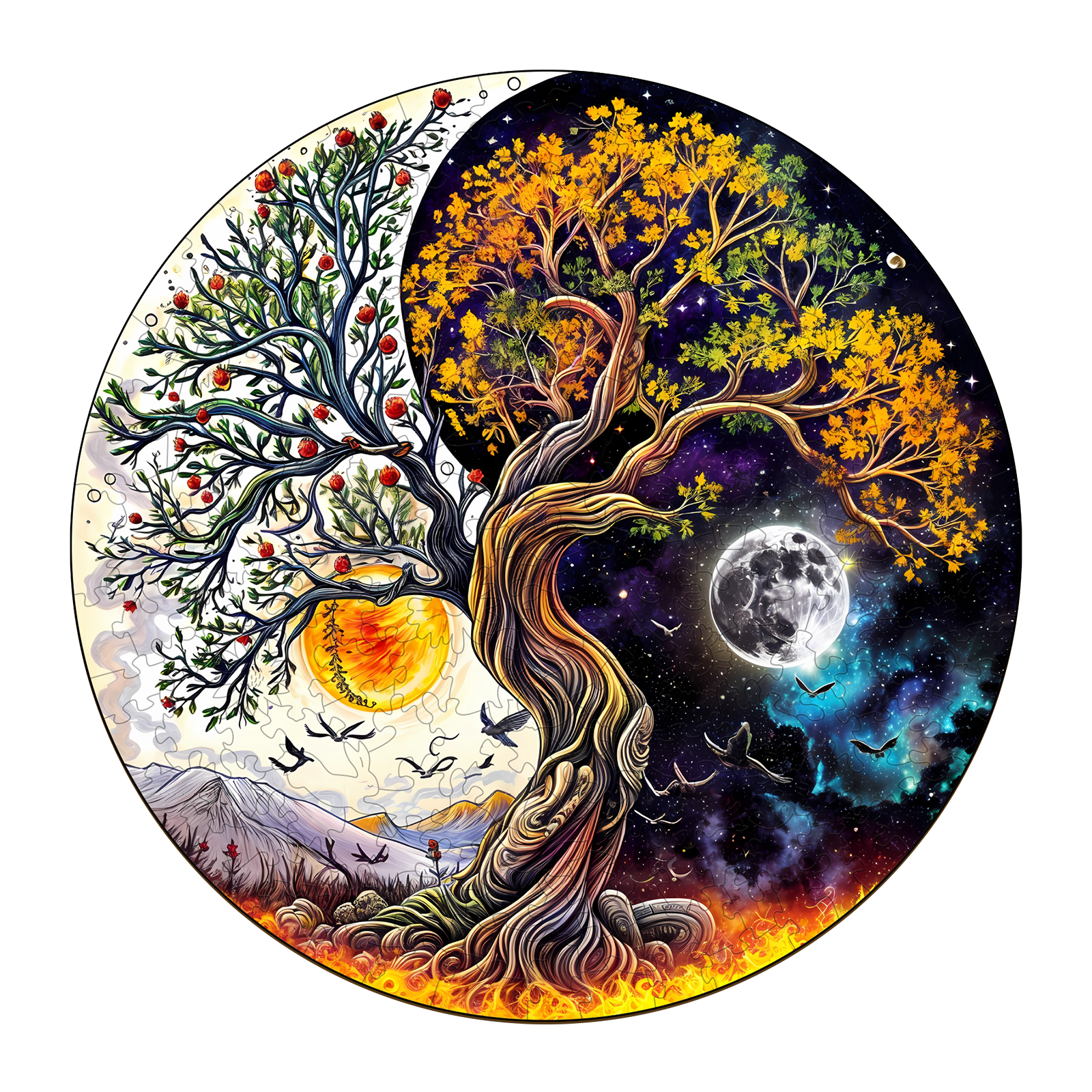 You are currently viewing Wooden Jigsaw Puzzle-Sun and Moon Tree of Life 66d9c904131f5