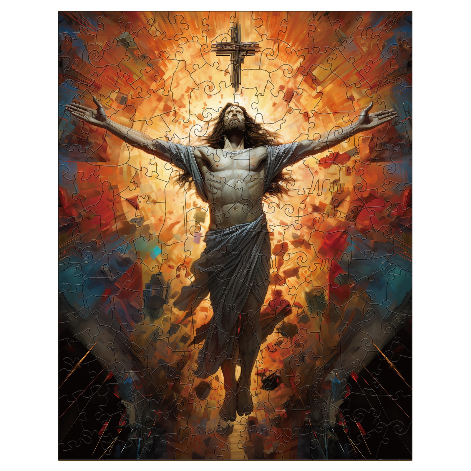 Read more about the article Wooden Jigsaw Puzzle – The Passion of Jesus (Hell) 66eeb11c4de25