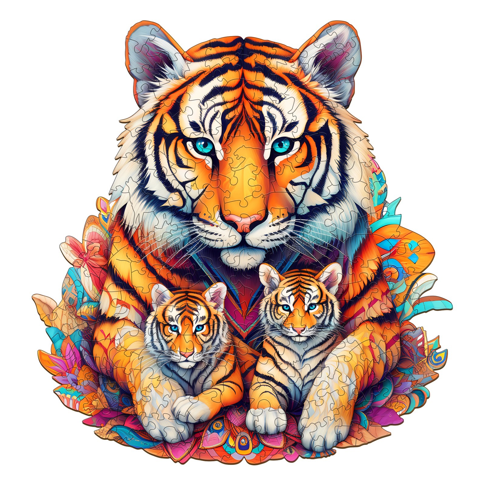 You are currently viewing Wooden Jigsaw Puzzle-Tiger Family 66eba15540d25