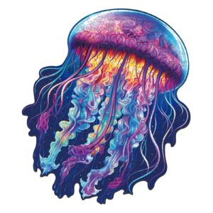 Read more about the article Wooden Jigsaw Puzzle-Watercolor Jellyfish 66da63a30fd59