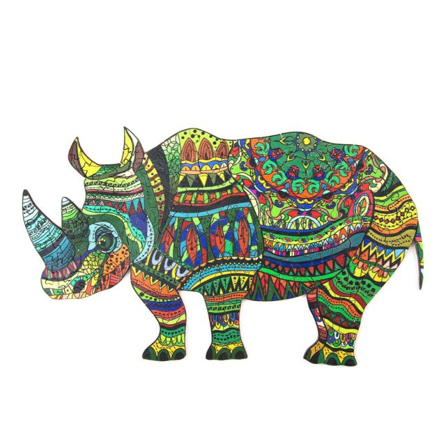 You are currently viewing Wooden Jigsaw Puzzle-WATHCHFUL RHINO 66e78fc5c0058