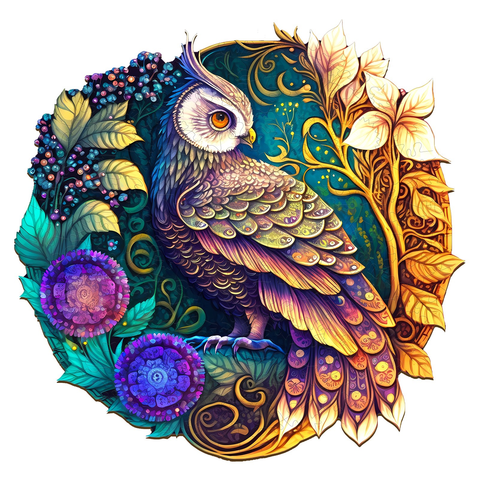 You are currently viewing Wooden Jigsaw Puzzle-Yin Yang Owl 3 66e3029151944